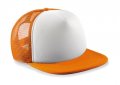 Snapback Trucker Vintage B645 Oranje-White